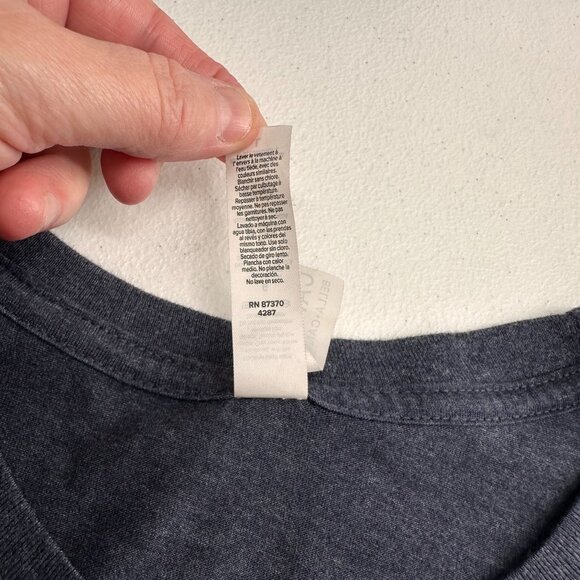 Small Town Girl Graphic T-Shirt Bella+Canvas L Navy Blue Cotton Blend Crewneck - Picture 6 of 9